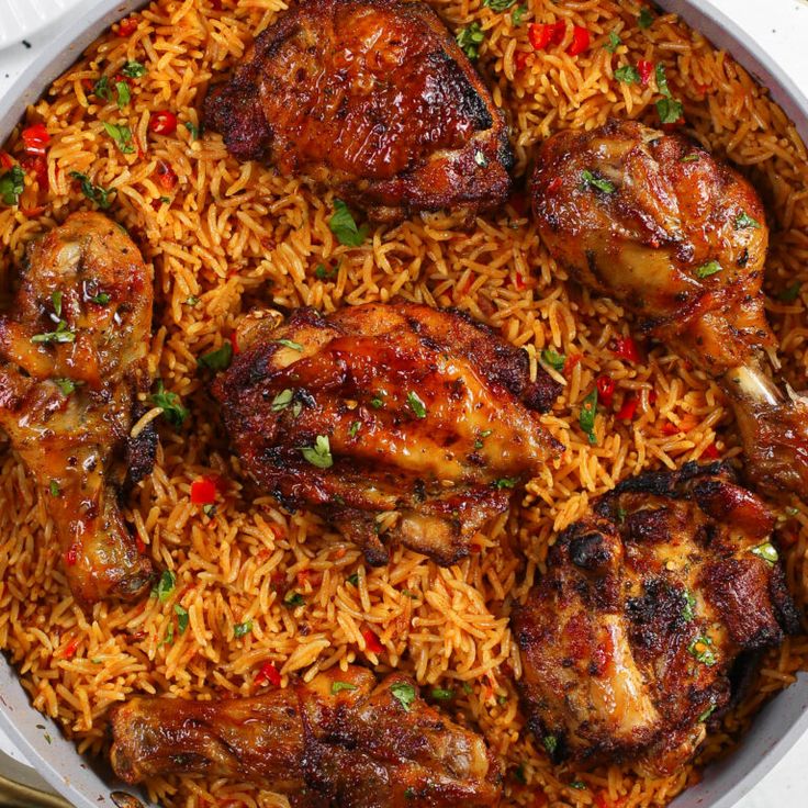 Fried Rice and Chicken